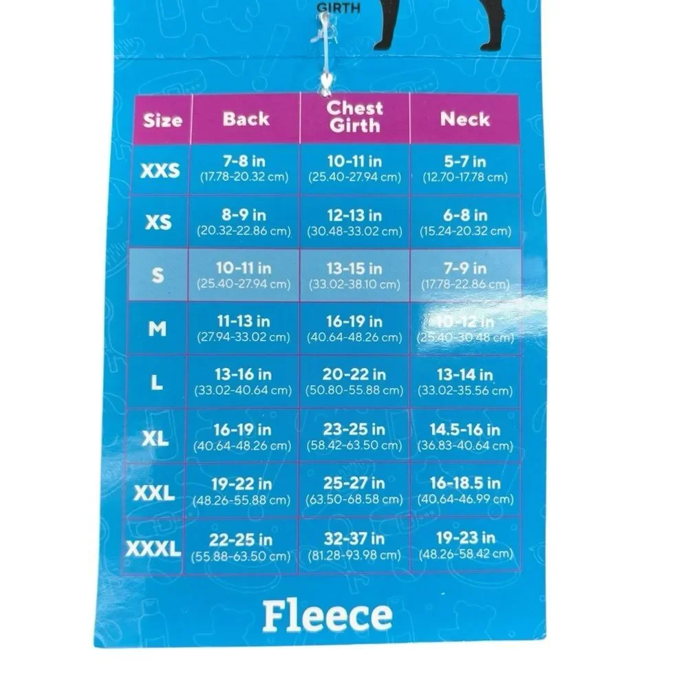 Small Pet Fleece Blanket Sweater (set of 3)